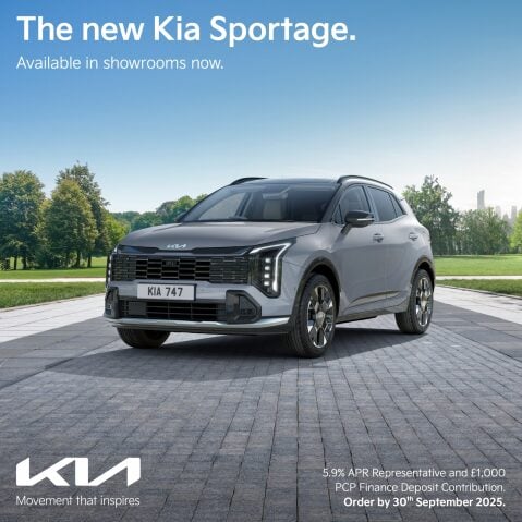 Image of the new Kia Sportage.