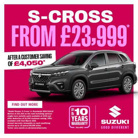 Suzuki S-Cross from £23,999.