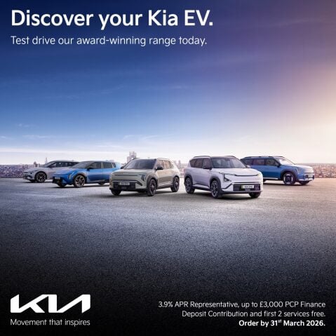 Image of Kia EV range.
