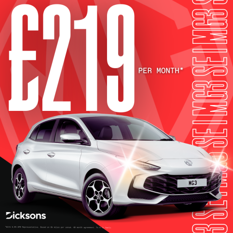 MG3 Monthly Offer.