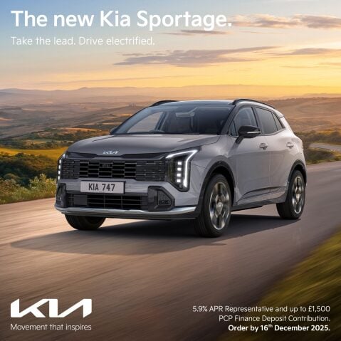 Image of the new Kia Sportage.
