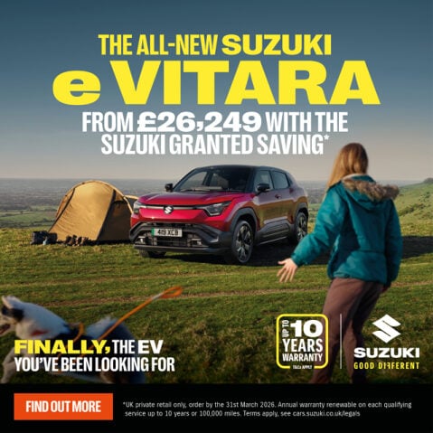 All new Suzuki e Viata from £26,249 with customer saving.