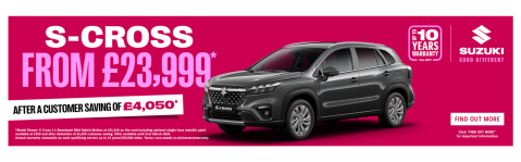 Suzuki S-Cross from £23,999.