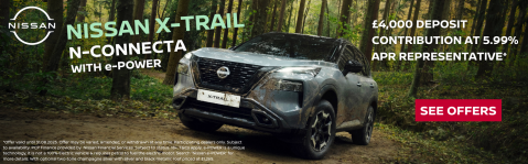 Image of Nissan X-Trail with offer.