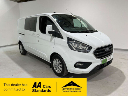 Ford Transit Custom 320 2.0 EcoBlue Limited Crew Van / Double Cab 5dr Diesel Manual L2 H1 Euro 