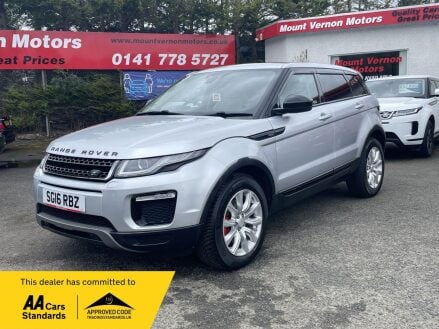 Land Rover Range Rover Evoque 2.0 TD4 SE Tech Auto 4WD Euro 6 (s/s) 5dr