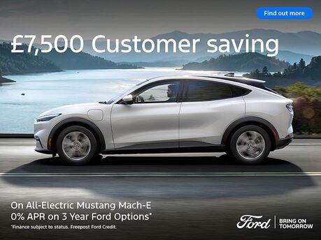 ALL-ELECTRIC MUSTANG MACH-E NOW WITH 0% APR ON 3 YEAR FORD OPTIONS 3