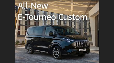 All-New E-Tourneo Custom is available with a £5,000 Deposit Allowance on 3 Year Ford Options with 0% APR