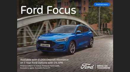 Ford Focus 0% APR on 3 Year Ford Options.