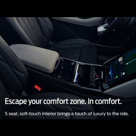 New All-Electric Explorer is available with 0% APR on 3 Year Ford Options. 3