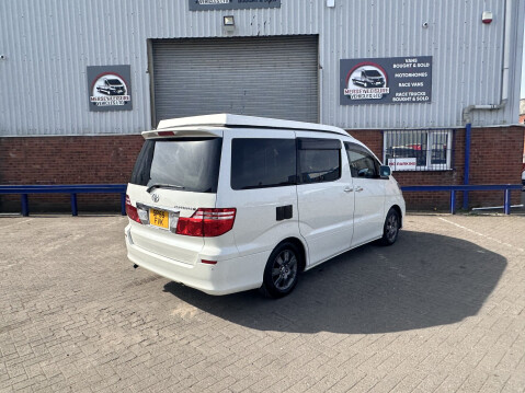 Toyota Alphard 4 berth Japanese camper van 2.4 Petrol Automatic 9