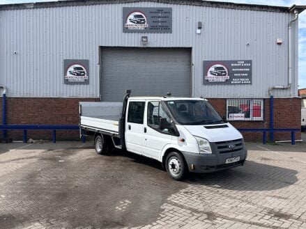 Ford Transit 350 DOUBLE CAB DROPSIDE PICK UP ONLY 47,000 MILES 