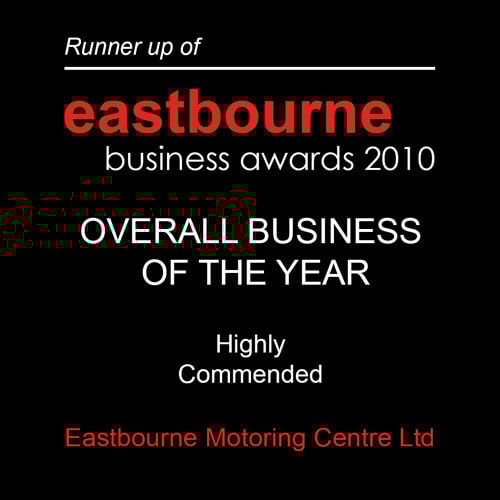 Eastbourne Business Awards 2010 - Runner Up Overall Business of the Year