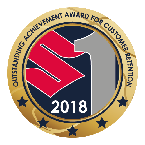 Suzuki Outstanding Achievement Award for Customer Retention 2018