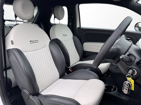 Fiat 500 1.0 Mild Hybrid Dolcevita [Part Leather] 3dr 17