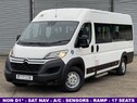 Citroen Relay 2.0 BlueHDi 35 L4H2 17 seat minibus with Nav, Sensors, A/C. Euro 6