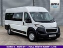 Peugeot Boxer 2.0 440 L4H2 MINIBUS LITE 17 SEAT with FULL WIDTH RAMP. Euro 6