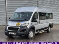 Peugeot Boxer 2.0 440 L4H2 17 seat MINIBUS LITE Non D1, Full width ramp & parking sensors 1