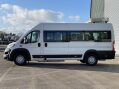 Peugeot Boxer 2.0 BlueHDi 440 17 seat lightweight Non D1 minibus with sensors and ramp. 19