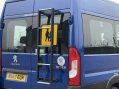 Peugeot Boxer 2.0 BlueHDi 440 17 seat lightweight minibus with ramp and A/C. L4 H2 Euro6 8