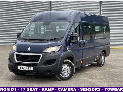 Peugeot Boxer 2.2 BlueHDi 440 17 seat Lightweight, NON D1 minibus, Sensors, Camera, Ramp 1