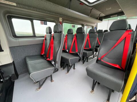 Peugeot Boxer 2.2 BlueHDi 440 17 seat Lightweight, NON D1 minibus, Sensors, Camera, Ramp 21