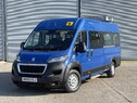 Peugeot Boxer BLUE HDI 440 L4H2 17 SEAT LIGHTWEIGHT NON D1 MINIBUS with roof rack