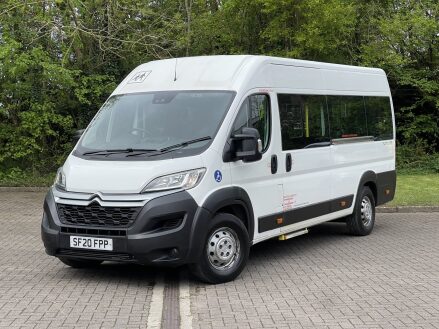 Citroen Relay 40 L4H2 BLUEHDI 17 SEAT NON D1 MINIBUS WITH PARKING SENSORS E6