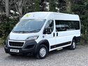 Peugeot Boxer 435 L4H2 17SEAT NonD1 minibus with A/C, Nav, Sensors. E6