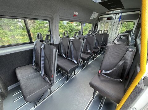 Peugeot Boxer 435 L4H2 17SEAT NonD1 minibus with A/C, Nav, Sensors. E6 24