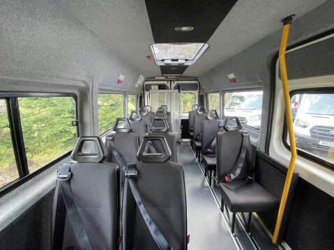 Peugeot Boxer 435 L4H2 17SEAT NonD1 minibus with A/C, Nav, Sensors. E6 27