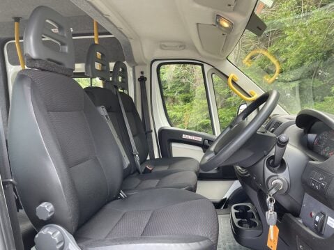 Peugeot Boxer 435 L4H2 17SEAT NonD1 minibus with A/C, Nav, Sensors. E6 17
