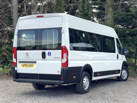 Peugeot Boxer 435 L4H2 17SEAT NonD1 minibus with A/C, Nav, Sensors. E6 11