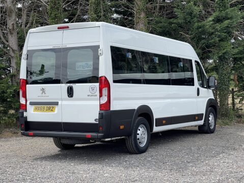 Peugeot Boxer BLUE HDI 440 L4H2 17 SEAT MINIBUS Non D1 Lightweight with sensors and ramp 15