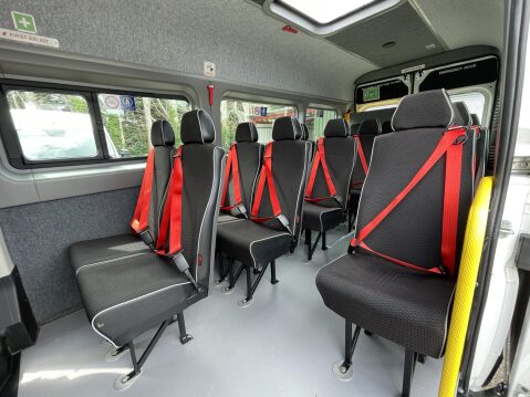 Peugeot Boxer BLUE HDI 440 L4H2 17 SEAT MINIBUS Non D1 Lightweight with sensors and ramp 37