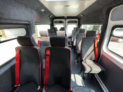 Peugeot Boxer BLUEHDI 435 L3H2 17 SEAT NON D1 MINIBUS WITH TELESCOPIC RAMPS & SENSORS, E6 34