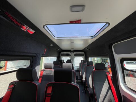 Peugeot Boxer BLUEHDI 435 L3H2 17 SEAT NON D1 MINIBUS WITH TELESCOPIC RAMPS & SENSORS, E6 35