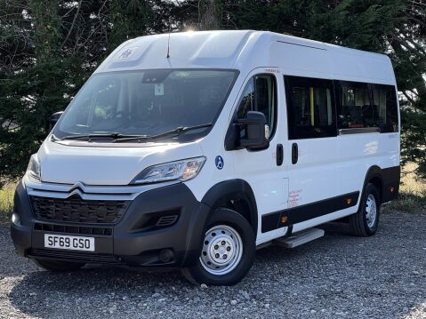 Citroen Relay 40 L4H2 BLUEHDI L4H2 17 SEAT LIGHTWEIGHT NON-D1 MINIBUS WITH AC RAMP SENSOR 1