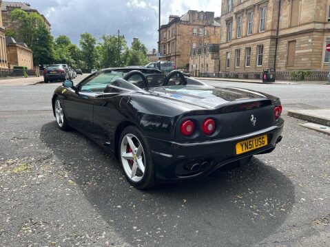 Ferrari 360 3.6 SPIDER 2d 400 BHP DESIREABLE MANUAL GEARBOX 5
