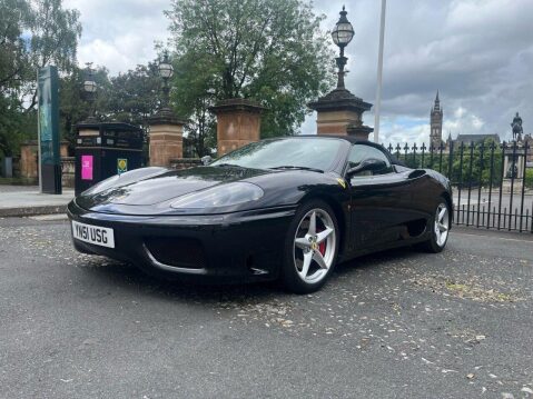 Ferrari 360 3.6 SPIDER 2d 400 BHP DESIREABLE MANUAL GEARBOX 45