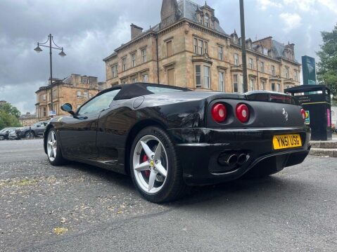 Ferrari 360 3.6 SPIDER 2d 400 BHP DESIREABLE MANUAL GEARBOX 50