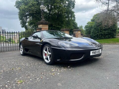 Ferrari 360 3.6 SPIDER 2d 400 BHP DESIREABLE MANUAL GEARBOX 62