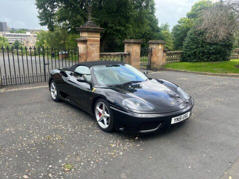 Ferrari 360 3.6 SPIDER 2d 400 BHP DESIREABLE MANUAL GEARBOX 63