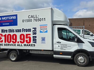 Transit Luton Extended Body with Tail Lift