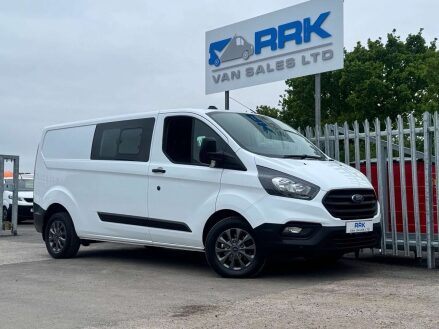 Ford Transit Custom 2.0 320 EcoBlue Leader Crew Van Double Cab 5dr Diesel Manual L2 H1 Euro 6 (
