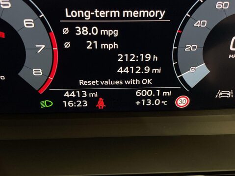 Audi A3 1.5 TFSI 35 Sport Sportback 5dr Petrol Manual Euro 6 (s/s) (150 ps) Alloys 25