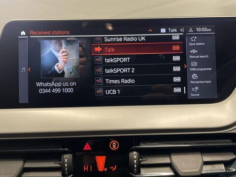 BMW 1 Series 1.5 118i SE (LCP) Hatchback 5dr Petrol DCT Euro 6 (s/s) (136 ps) Cruise Co 27