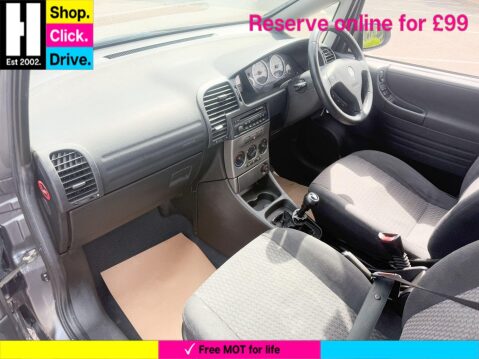 Vauxhall Zafira 1.8i 16v Design 5dr 42