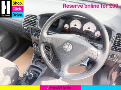 Vauxhall Zafira 1.8i 16v Design 5dr 43