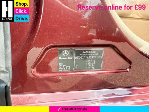 Mercedes-Benz S Class 5.5 S500L V8 G-Tronic Euro 4 4dr 37